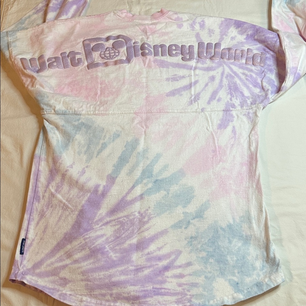 Disney Spirit Jersey Tie-Dye Long Sleeve Shirt Size S - Picture 6 of 6